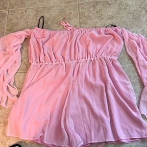 Bebe off the Shoulder Romper